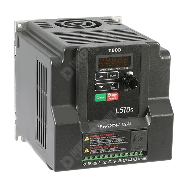 Photo of Teco L510S IP20 1.5kW 400V 3ph AC Inverter Drive, DBr, C2 EMC