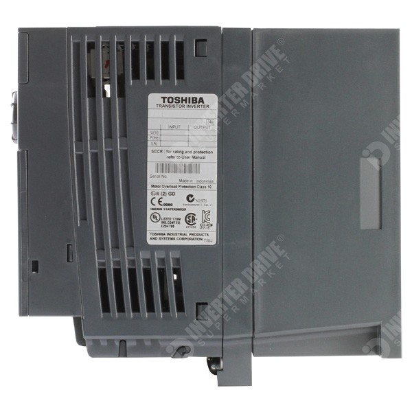 Toshiba VF-S15 0.4kW 400V 3ph AC Inverter Drive, DBr, C2 EMC - AC