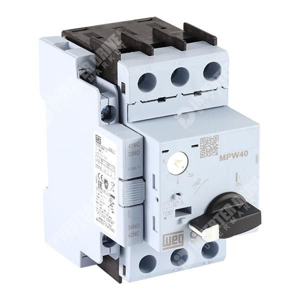 Photo of WEG ACBS-11 Side mount auxiliary contact block for MPW Motor Circuit Breakers