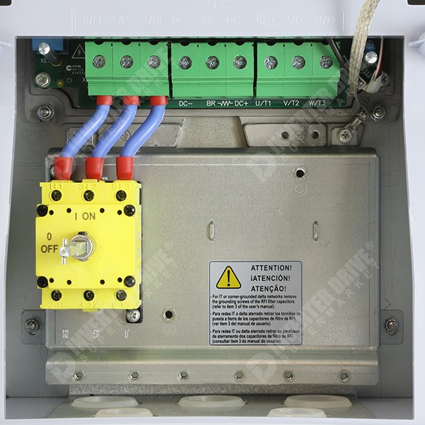 Photo of WEG CFW701 IP55 22kW/30kW 400V 3ph AC Inverter Drive, SW, DBr, C3 EMC