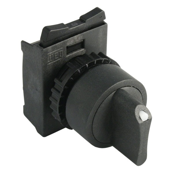 Photo of WEG CSW-CK3RE45 - Selector Switch with Knob for 22mm hole, 3 Positions Return Left