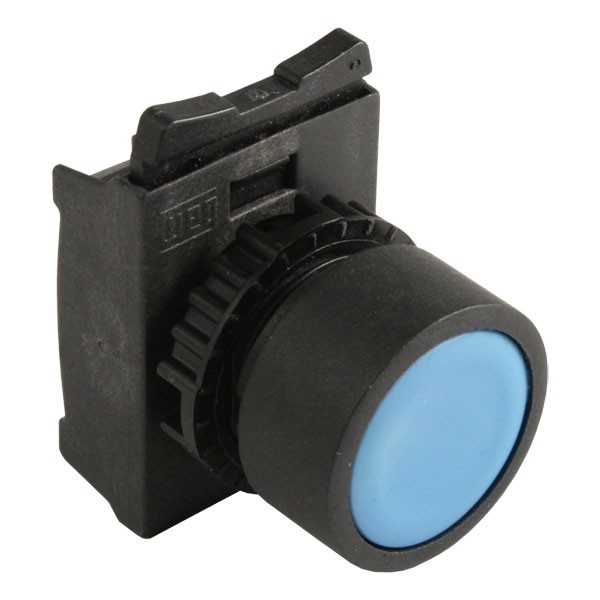 Photo of WEG CSW-BF4 - Pushbutton, Flush, Blue, for 22mm hole