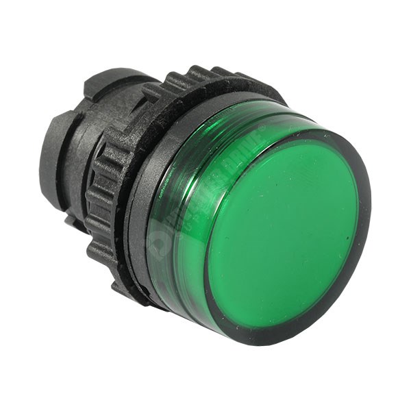 Photo of WEG Pilot Light Lens, Diffused Green, for 22mm hole (no flange)