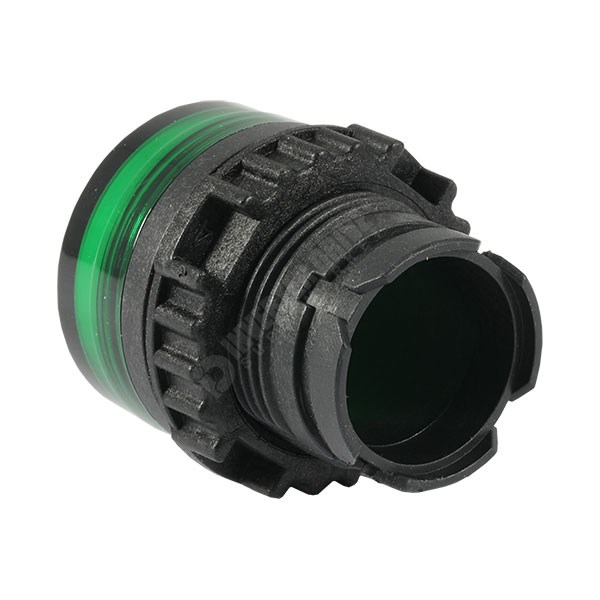 Photo of WEG Pilot Light Lens, Diffused Green, for 22mm hole (no flange)