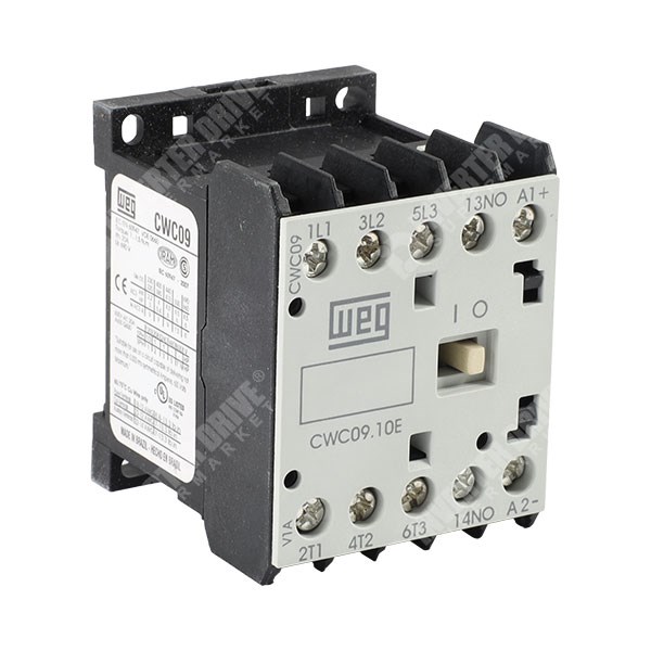 Photo of WEG CWC0 3 Pole Mini Contactor 9A (AC3) 4kW/400V, 400V AC Coil