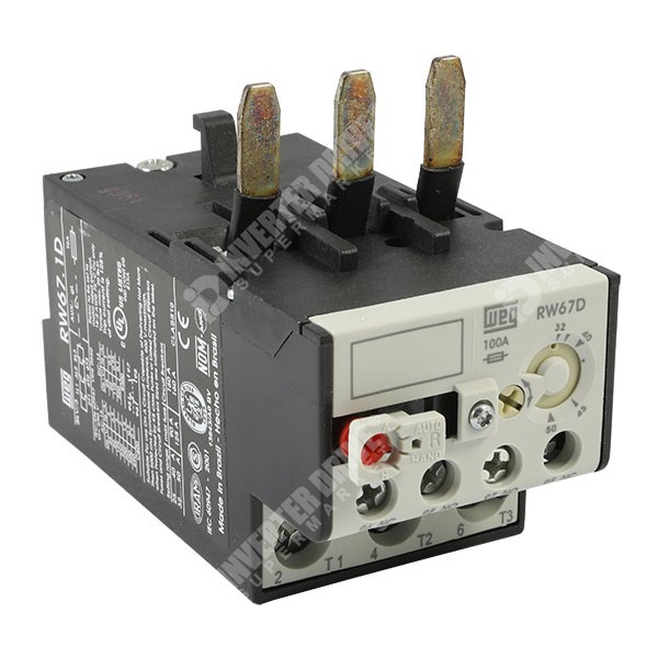 Photo of WEG RW67D – 32-50A Thermal Overload Relay for CWM Contactors