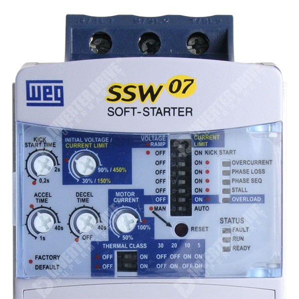 Photo of SSW07 Soft Starter for Three Phase Motor, 7.5kW