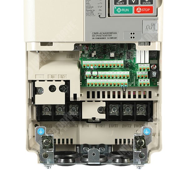 Photo of Yaskawa A1000 IP20 15kW/18.5kW 400V 3ph AC Inverter Drive, DBr, STO, Unfiltered
