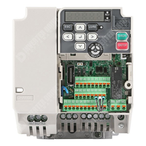 Photo of Yaskawa GA500 IP20 1.5kW/2.2kW 400V 3ph AC Inverter Drive, DBr, STO, C2 EMC