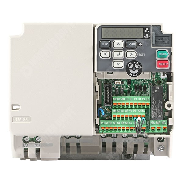 Photo of Yaskawa GA500 IP20 2.2kW/3kW 230V 1ph to 3ph AC Inverter Drive, DBr, STO, C1 EMC
