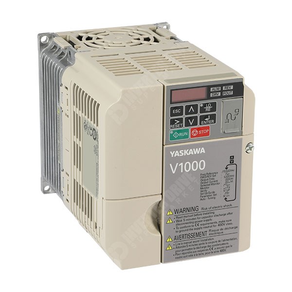 Yaskawa V1000 IP20 1.5kW/2.2kW 400V 3ph AC Inverter Drive, DBr, STO,  Unfiltered