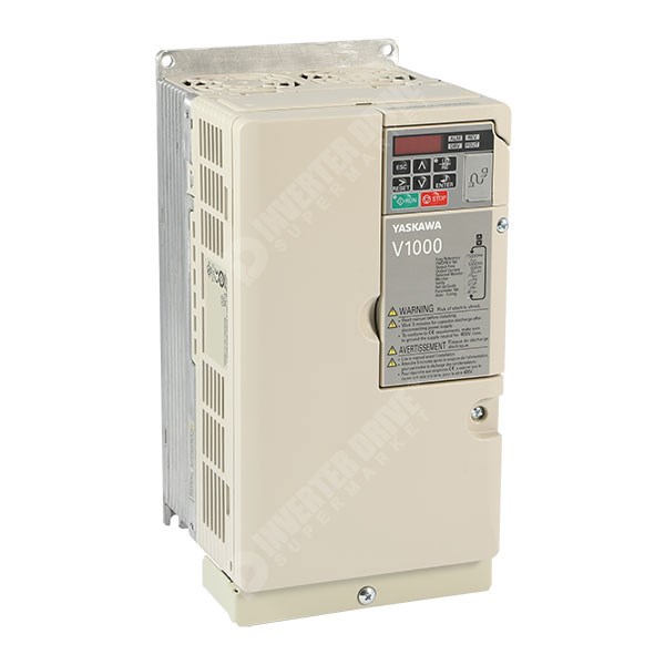 Photo of Yaskawa V1000 IP20 7.5kW/11kW 400V 3ph AC Inverter Drive, DBr, STO, Unfiltered